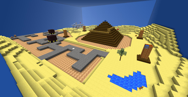 Illustration for article titled Crean en Minecraft una genial réplica de Super Mario 64